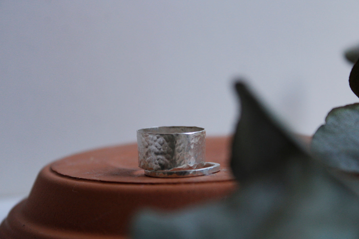 CHUNKY SILVER RING